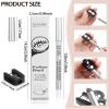 LYSdefeu White Waterproof Gel Eyeliner Pens, Highlighter Eye Liner Pencil, Matte Long Lasting Super Smooth formula Eye Liner Eyeshadow Makeup Pen, Polished White Luster, with Pencil Sharpener-1Pcs view 3