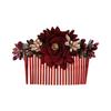 BBRATS Multicolour Pack of 3 Acrylic Comb Indo Western Embroidered Fancy Bridal Hair Clip/Side Pin/Comb Pin/Jooda Pin Hair Accessories with Cloth Rose Flower Embroidery for Women and Girls view 3