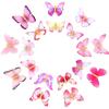 BBRATS 6 Pcs Butterfly Hair Clips Glitter ,Hair Claw Clips , Acrylic Resin Alligator Hair Clip For Women Hair Accessories (BUTTERFLY PATTERN -1) view 3