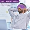 2 PCS Ice Eye Mask Reusable Hot Cold Therapy Gel Bead Eye Mask for Puffiness/Dark Circles/Eye Bags/Dry Eyes/Headaches/Migraines/Stress Relief,Cooling Eye Mask,Ice Pack for Eyes (Purple) view 3