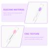 Beaupretty 30pcs Makeup Brush Silicone Lip Mask Applicator Eyeshadow Brush for Daily Professional view 4