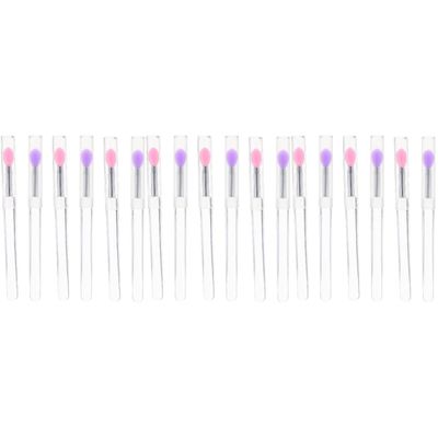 minkissy 18pcs Silicone Eyeshadow Brush Makeup Tool Lip Mask Skincare Makeup Brushes Lip Easy to Carry