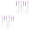 Beaupretty 12pcs Silicone Lip Mask Spoons Makeup Supplies Eye Shadow Cleanser Brush Makeup Tools view 1