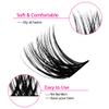 Lash Clusters 96pcs 12-18mm Individual Lashes D Curl Large Tray Wispy Cluster Lashes Mixed Length Reusable Eyelash Clusters DIY Eyelash Extension Individual Lash Extension Supplies (F2-0.07D, 12-18mm) view 3