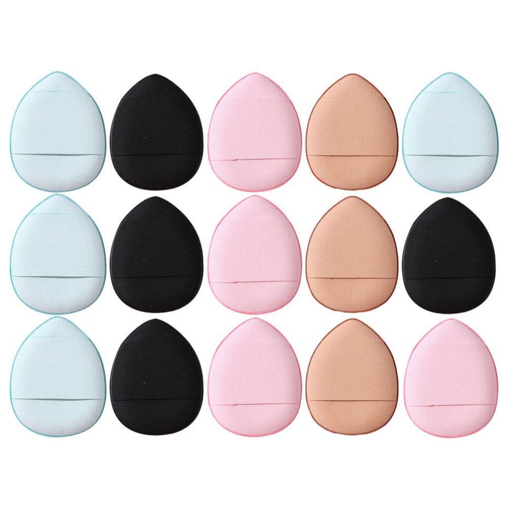 minkissy 15pcs Makeup Puff Portable Breathable Cosmetic Powder Applicators for Foundation Concealer and Eye Makeup Versatile Use for Wet and Dry Applications