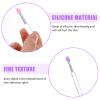 minkissy 24pcs Silicone Makeup Brush Eyeshadow Applicator and Lipstick Lip Mask Tool Soft and Sturdy for Skin Types view 2