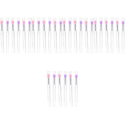 minkissy 30pcs Silicone Eyeshadow Brush Makeup Brush Lip Mask Applicator Lip Makeup Use