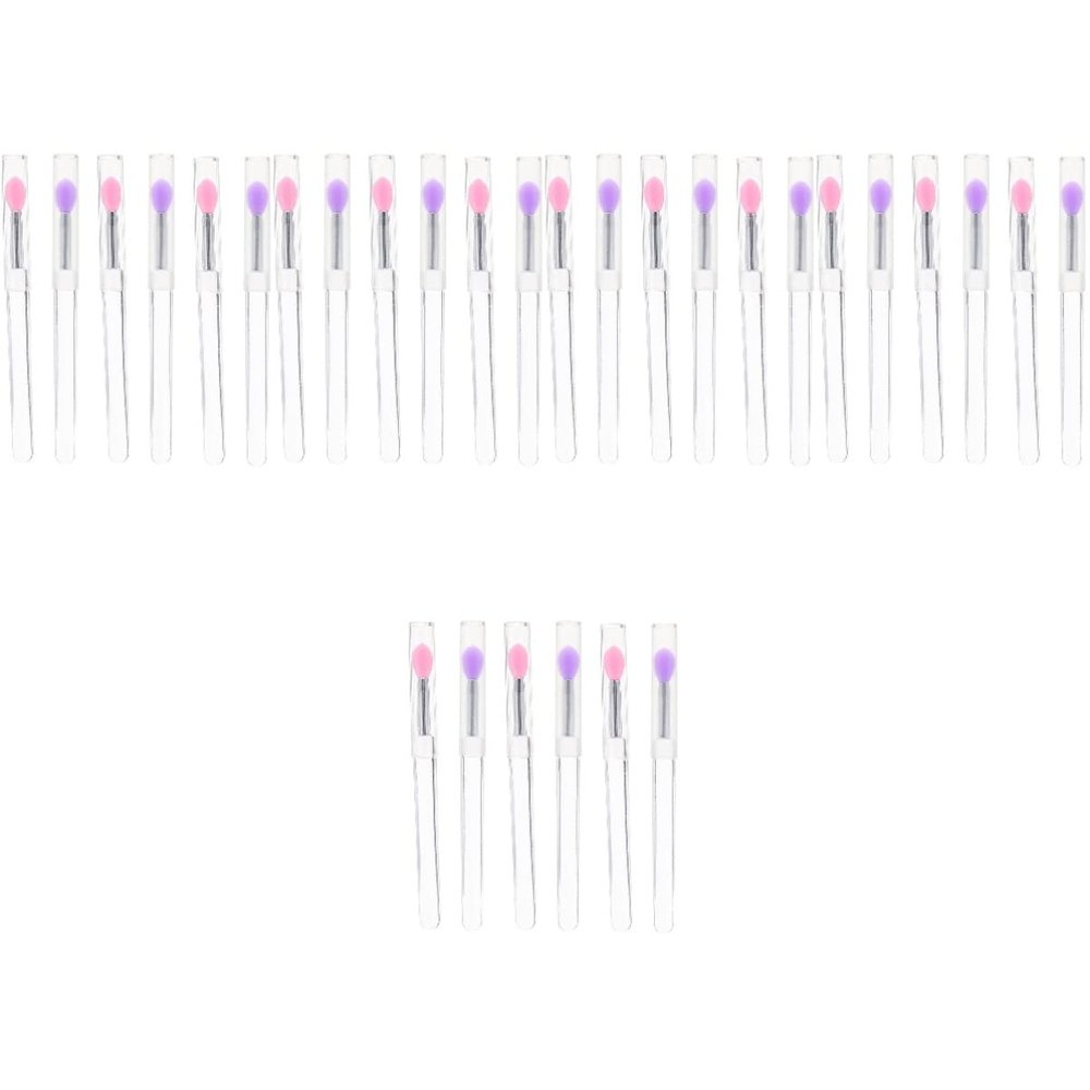 minkissy 30pcs Silicone Eyeshadow Brush Makeup Brush Lip Mask Applicator Lip Makeup Use