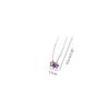 20 Pack Bridal Rose Flower Crystal Hair Pins for Wedding U-Shape Hair Clips Hairpins for Bride Women Hair Accessories Jewelry Barrettes HeadwearPurple view 2