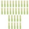 Beaupretty 30pcs Empty Lip Balm Tubes Containers for Lip Gloss and Lipstick Premium Plastic Storage for Women and Girls Green Color view 1