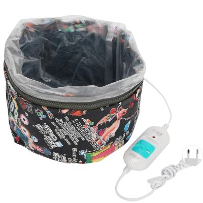 Electric Hair Cap, Thermal Steamer Treatment Spa Cap Nourishing Hat Adjustable Temperature Control Soft Bonnet Beauty Hooded Attachment Moisturize Nourish Repairs Dry Steam Personal Care for Home Use