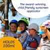 Solar Buddies Sunscreen Applicator - Single Full Green - Refillable Roll on Sponge Sunscreen, Suncream & Lotion Applicator For Kids, Adults & Families - Holds 3.4fl oz, Perfect Size for Travel view 2