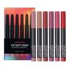 6 Pcs Matte Lipstick Set High Pigment Lip Crayon Waterproof Long Lasting Matte Lipsticks Non-Stick Cup Makeup Lipstick Crayons for Women view 2