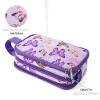 Vipdeal Kids Toiletry Bag for Girls, Travel Toiletry Bag for Little Young Girls Cosmetic Bag Makeup Bag Waterproof Hanging Wash Bag Toddler Toiletries, Butterfly Purple view 4