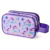 Vipdeal Kids Toiletry Bag for Girls, Travel Toiletry Bag for Little Young Girls Cosmetic Bag Makeup Bag Waterproof Hanging Wash Bag Toddler Toiletries, Mermaid Purple view 1