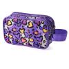 Vipdeal Kids Toiletry Bag for Girls, Travel Toiletry Bag for Little Young Girls Cosmetic Bag Makeup Bag Waterproof Hanging Wash Bag Toddler Toiletries, Leopard Purple view 1