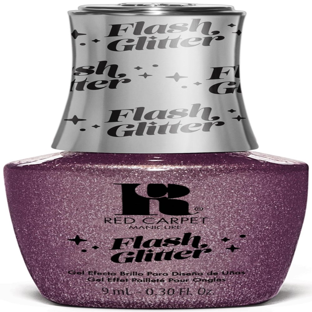RC Red Carpet Manicure F&P Flash Glitter Gel Polish I'm Made To Sparkle, 9ml