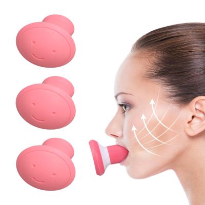 Face Exerciser, Yoga for Skin Firming & Anti Wrinkle, Jaw Exerciser, Face Lifting V Shape Double Chin Exerciser, Face Slimmer Mouth Exercise Tool Breathing Exercise Device