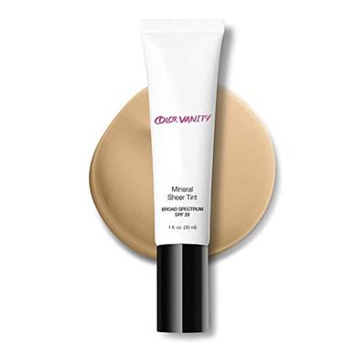 Color Vanity Mineral Sheer Tint Sun Glow Tinted Cream Color Cameo Glow Lightweight