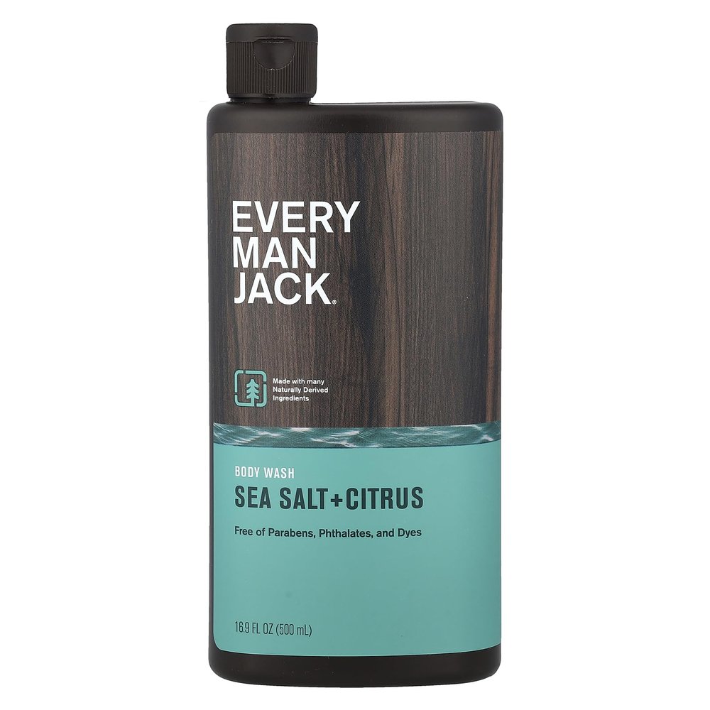 Every Man Jack Sea Salt Body Wash, 16.9 FZ
