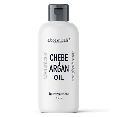 Chebe Oil for Hair Growth, 8 oz. Argan Oil Treatment Hair Thickening Reduce Breakage and Split Ends Prevents Hair Loss with Chebe Powder (Lavender)
