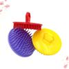 Healifty 10pcs Eco-Friendly Plastic Massage Comb for Hair Women Scalp Massager Brush Hair Massage Brush for Salon Home Store Random Color view 2