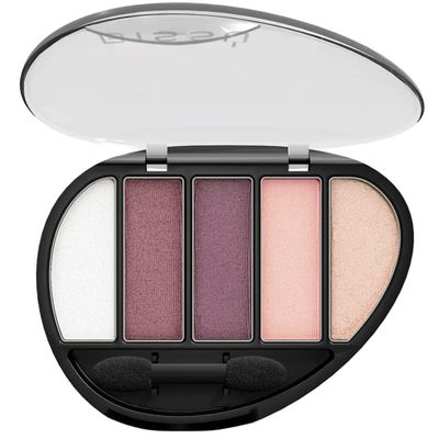 Biss Eyeshadow Pallet (Quinteto) 5 colors with Dual-ended Eyeshadow Applicator (16 Nuevo Comienzo)