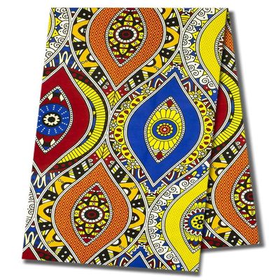 African Wax Fabric Ankara Wax Print 6 Yards 100% Cotton Perfect for Casual and Occasional Wear