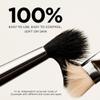 HALEYS Crease Eyeshadow Brush, Medium Fluffy Tapered Brush, Soft, Easy Blending Makeup Tool, Seamless, Multi-tasking Makeup Brush for Cream and Powder, High-end Synthetic Bristles, Vegan + CF view 3
