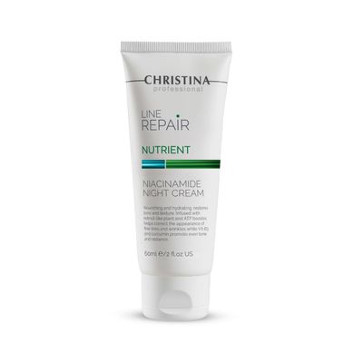 -CHRISTINA- Line Repair Nutrient Niacinamide Night Cream - For Combination Normal Dry Skin 60 ml / 2 fl.oz