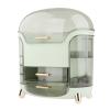 Makeup Organizer Waterproof Cosmetics Storage Box Large Capacity 30x34x20cm, Light Green view 1
