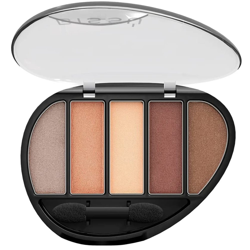 Biss Eyeshadow Pallet (Quinteto) 5 colors with Dual-ended Eyeshadow Applicator (13 Dejar Ir)