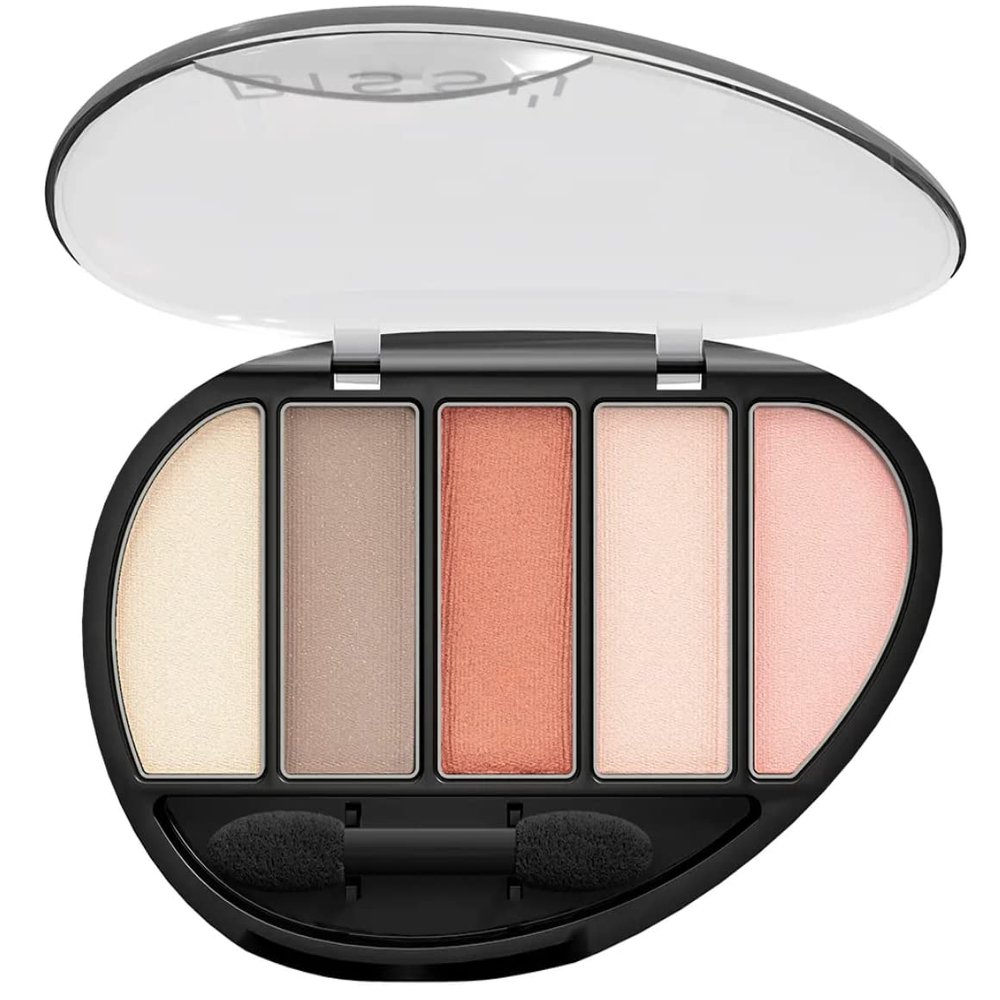 Biss Eyeshadow Pallet (Quinteto) 5 colors with Dual-ended Eyeshadow Applicator (20 Todo Pasa)