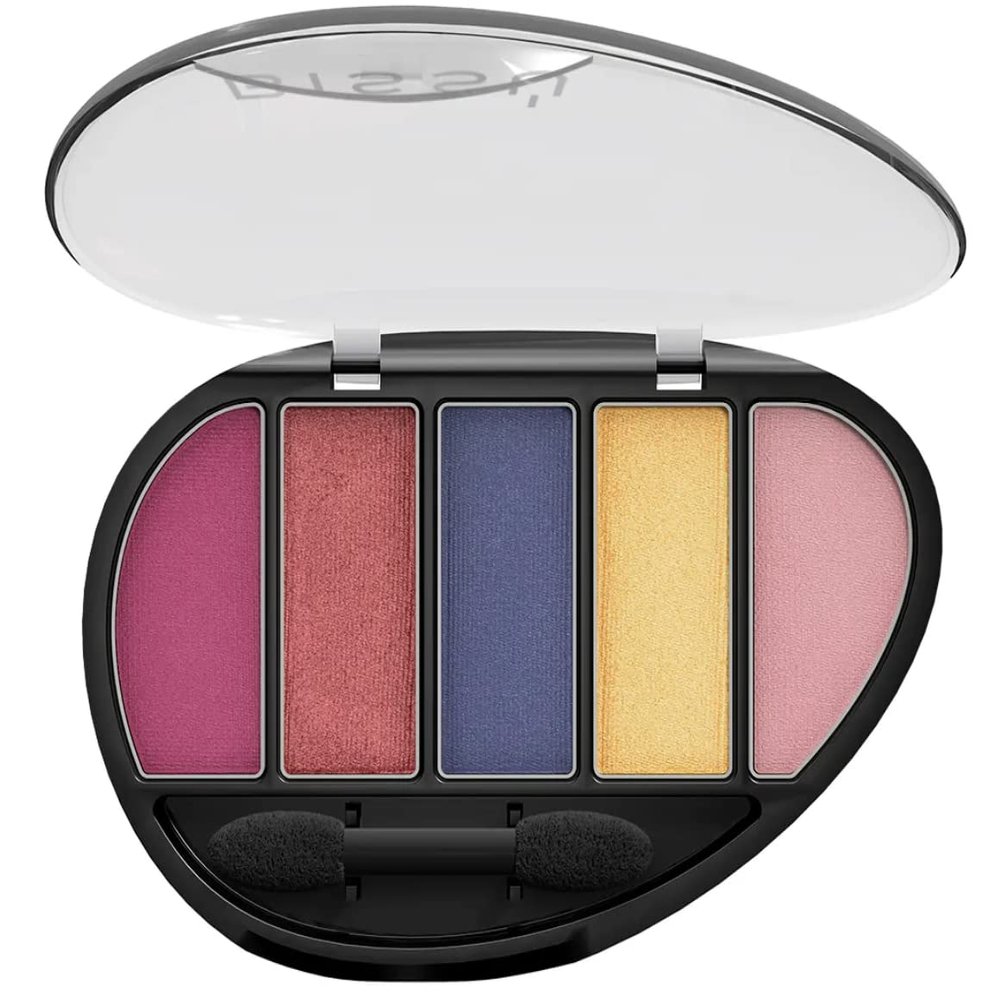 Biss Eyeshadow Pallet (Quinteto) 5 colors with Dual-ended Eyeshadow Applicator (31 Soar Despierta)