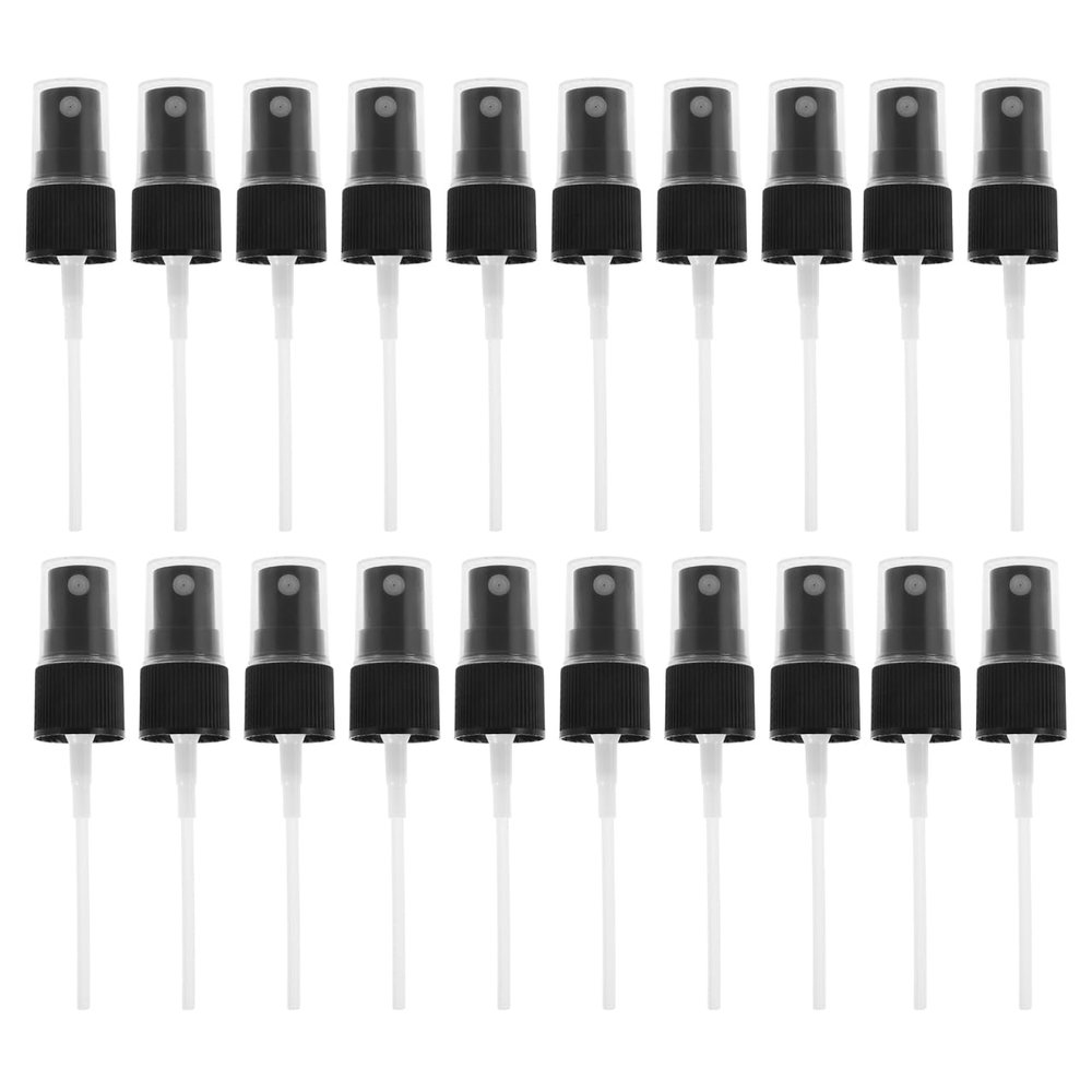 50pcs Spray Bottle Tops For Essential Oil Bottles Empty Containers Bottle Fine Mist Sprayer Replacement Pump