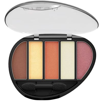 Biss Eyeshadow Pallet (Quinteto) 5 colors with Dual-ended Eyeshadow Applicator (04 Fluye)