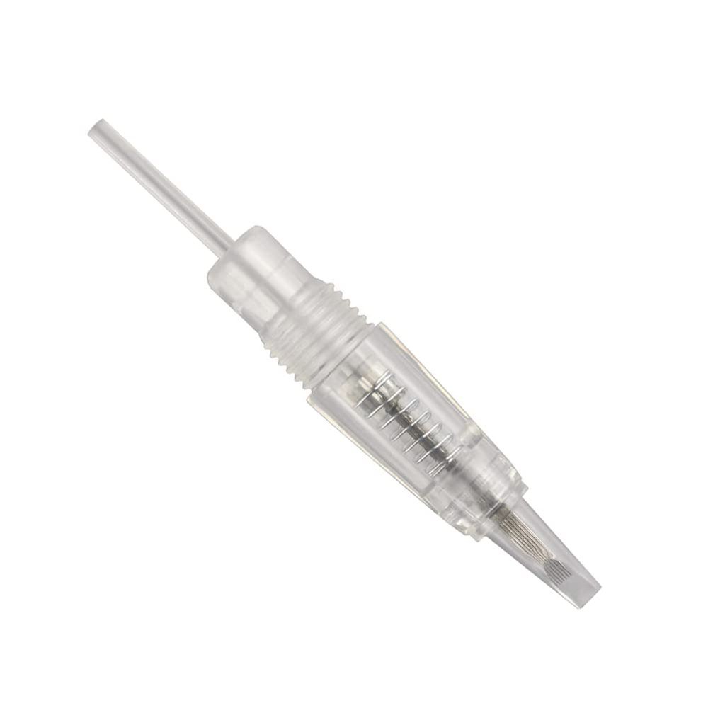 10PCS Disposable Screw Tattoo Needles for Makeup Rotary Eyebrow Tattoo Machine Pen Kit J94 (7F)