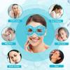 2 PCS Ice Eye Mask Reusable Ice Pack Hot/Cold Compress Gel Bead Cooling Mask for Puffiness/Dark Circles/Headaches/Migraines/Stress Relief (Blue) view 2