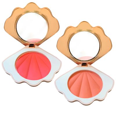 Blush Makeup with Two Colors Included - Matte Pressed Powder Natural Glow - Bighiza Girls Do It Better Healthy Powder Blush - Matte Pressed - Vegan and Cruelty Free (Rouge Ecstasy & Coral Fantasy)