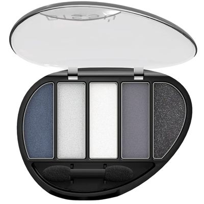 Biss Eyeshadow Pallet (Quinteto) 5 colors with Dual-ended Eyeshadow Applicator (23 Suena Bonito)