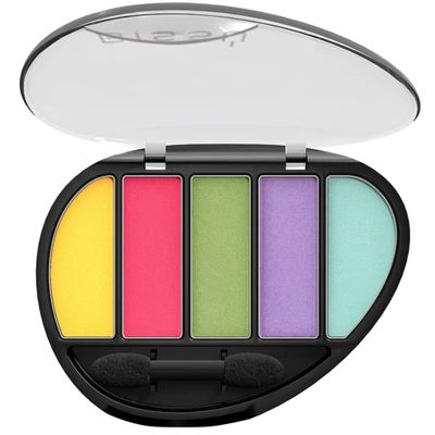 Biss Eyeshadow Pallet (Quinteto) 5 colors with Dual-ended Eyeshadow Applicator (03 Actitud Ganadora)