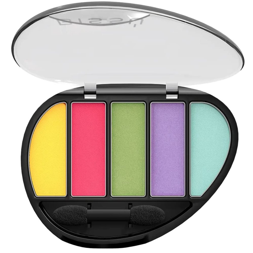 Biss Eyeshadow Pallet (Quinteto) 5 colors with Dual-ended Eyeshadow Applicator (03 Actitud Ganadora)