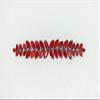 Faship Gorgeous Red CZ Crystal floral Hair Barrette view 2
