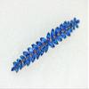 Faship Gorgeous Blue CZ Crystal floral Hair Barrette view 3