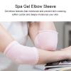 1 Pair Moisturizing Gel Elbow Sleeve & Heel Socks, Breathable Spa Exfoliating Cover for Dry Cracked Skin, Hydrating Gel Pads for Rough Elbows & Feet, Overnight Repair for Men & Women view 2