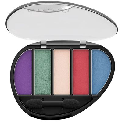 Biss Eyeshadow Pallet (Quinteto) 5 colors with Dual-ended Eyeshadow Applicator (33 Soy Magia)