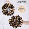XL Big Silk Scrunchies for Women CEELGON Extra Large Scrunchie Satin Oversized Silk Thick Elastic Fluffy Hair Ties Jumbo Gigantic Soft Chiffon Cute Scrunchy Hair Scrunchies 6 Pack view 2