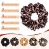 XL Big Silk Scrunchies for Women CEELGON Extra Large Scrunchie Satin Oversized Silk Thick Elastic Fluffy Hair Ties Jumbo Gigantic Soft Chiffon Cute Scrunchy Hair Scrunchies 6 Pack view 3