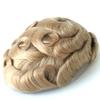 HAIR NATURE Mens Human Hair Piece, Toupee for Men, Hair Replacement Systems, 0.12mm Poly Skin Blonde Hair Units #22R view 3