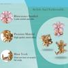 BBRATS Small Hair Clips 5Pcs Hair Accessories For Women Tiny Hair Clips Butterfly Hair Accessories Flower Claw Clips For Hair Small Hair Clip Toddler Hair Accessories Fancy Hair Clips Cute Clips 5Pcs view 3